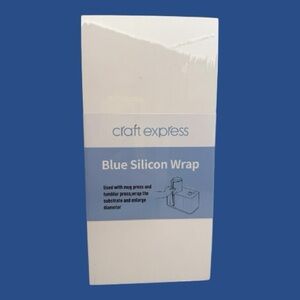 Blue Silicon Wrap for Mug Press and Tumbler Press